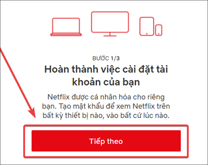 Đăng ký tài khoản Netflix trên máy tính